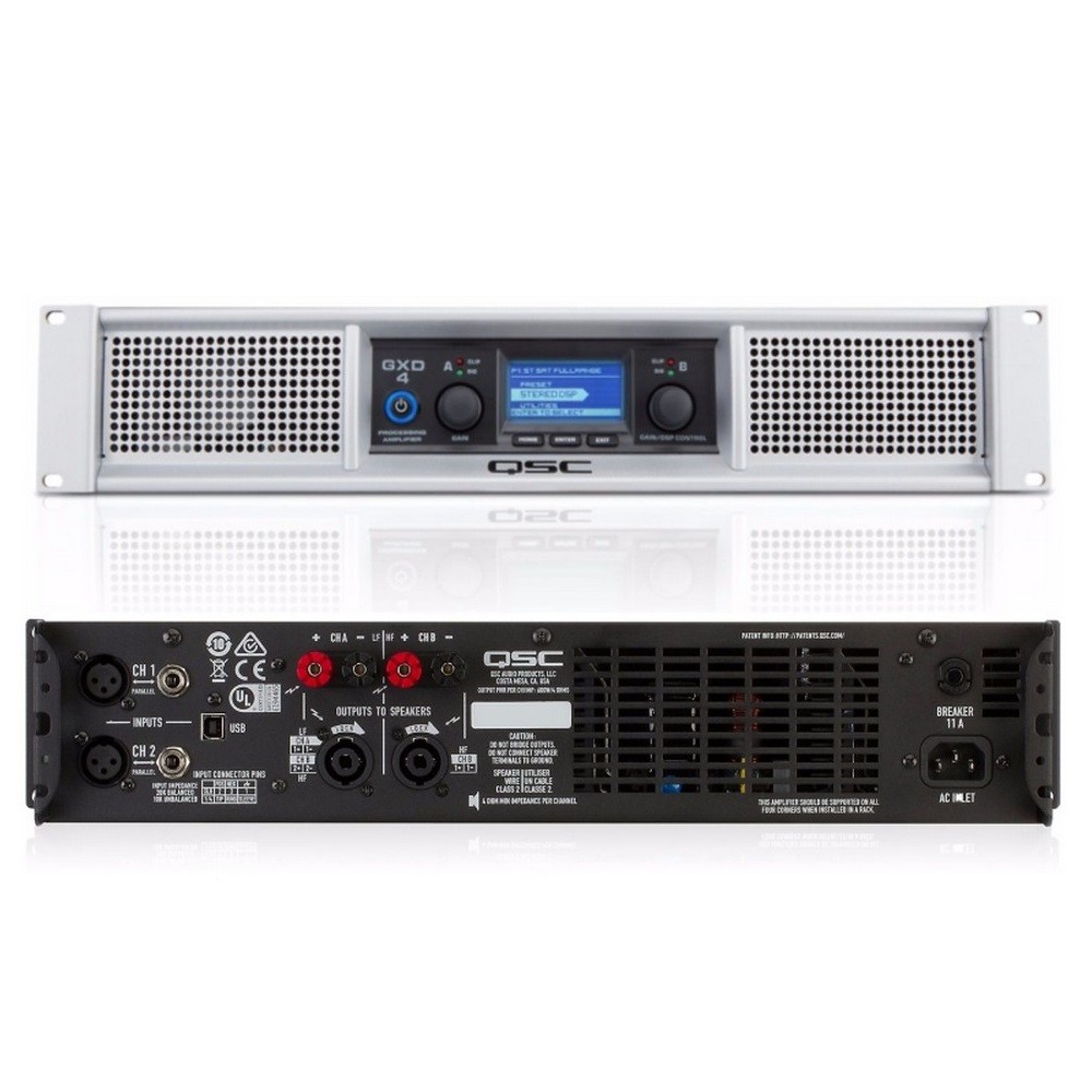 QSC GXD4 1600W Power Amplifier