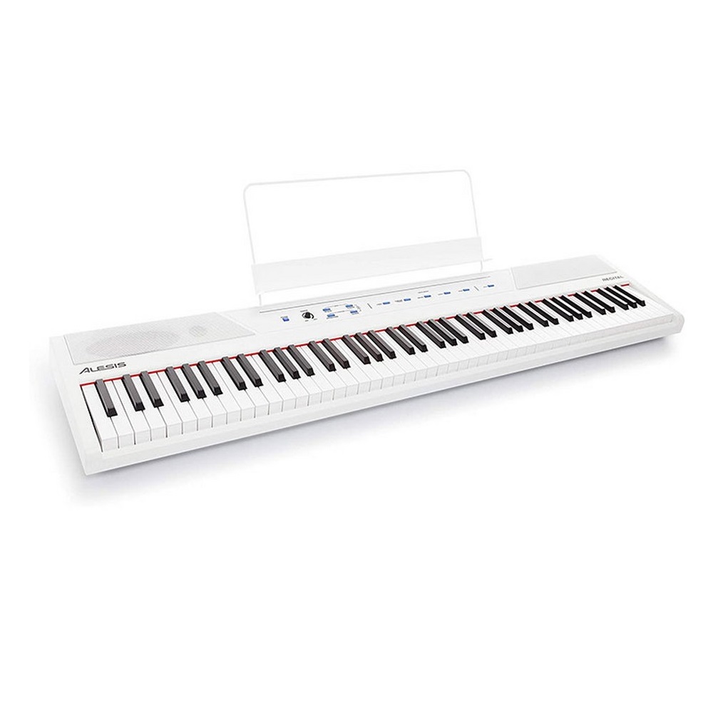 Alesis Recital Stage - 88 Semi Weighted Keys - Digital Piano - White