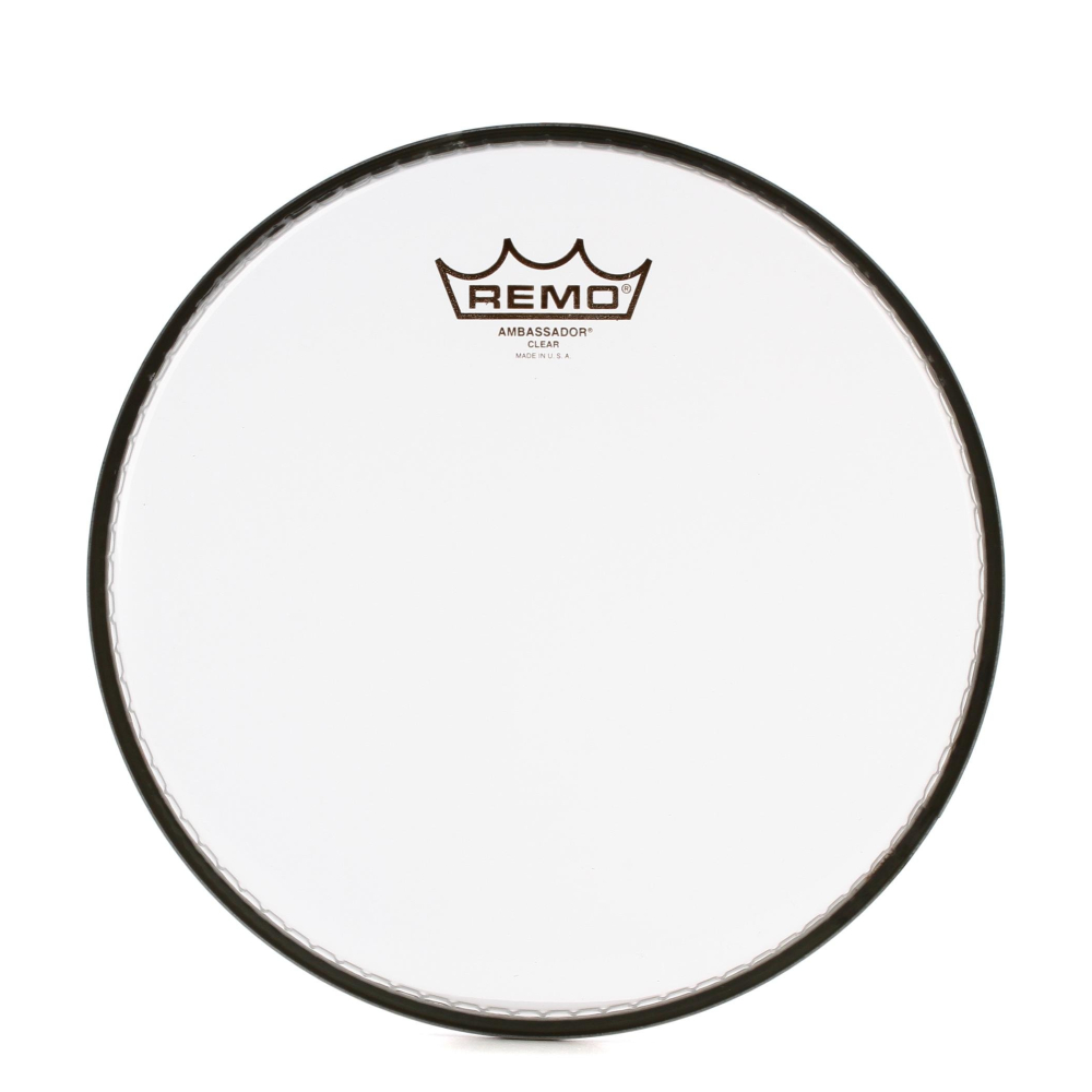 Remo 10 inch Clear Ambassador Drum Heads (BA-0310)
