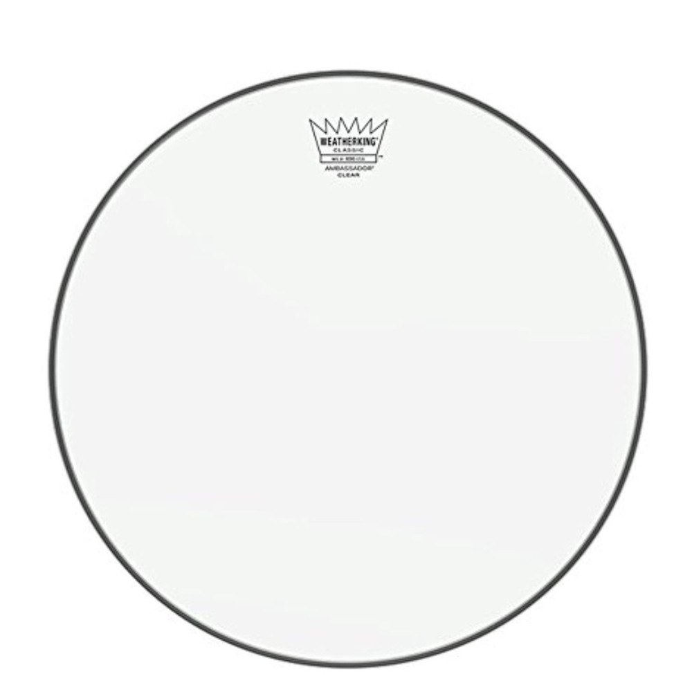 Remo 14 inch Clear Ambassador Drum Heads (BA-0314)