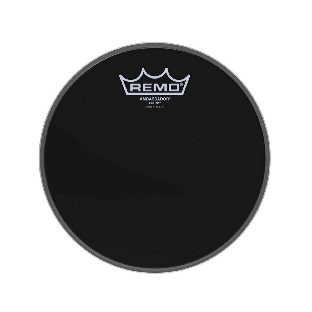 Remo 8 inch Ebony Ambassador Drum Head (ES-0008-00)