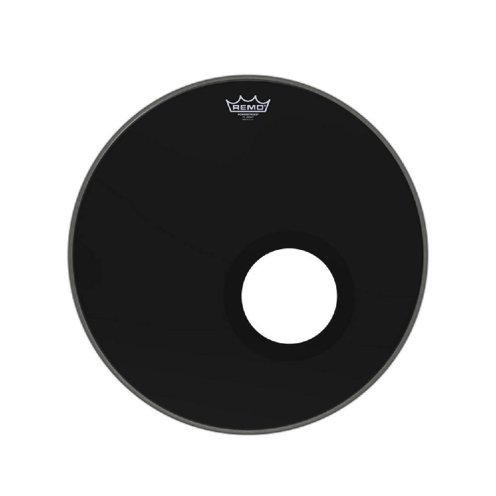 Remo 20 inch Powerstroke 3 Ebony Drum Head with 5 inch DynamO