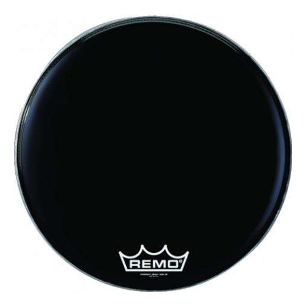 Remo Powermax 22 inch Ebony Crimplock Marching Bass Drum Head (PM-1422-MP)