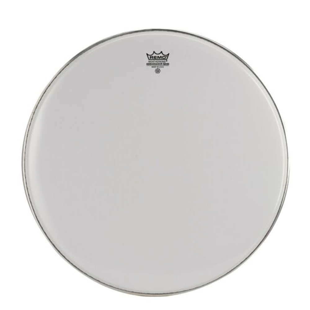 Remo Ambassador 24 inch Smooth White Bass Drum Head (BR1224-MP)