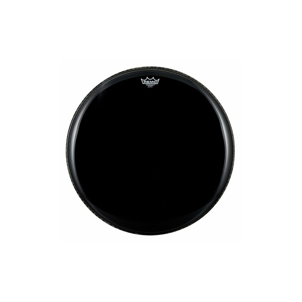 Remo Powerstroke 4 26 inch Ebony Bass Drum Head with Falam Patch
