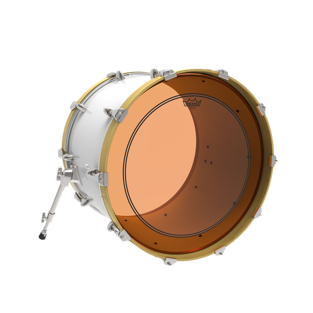 Remo Powerstroke P3 20 inch Colortone Bass Drum Head - Orange