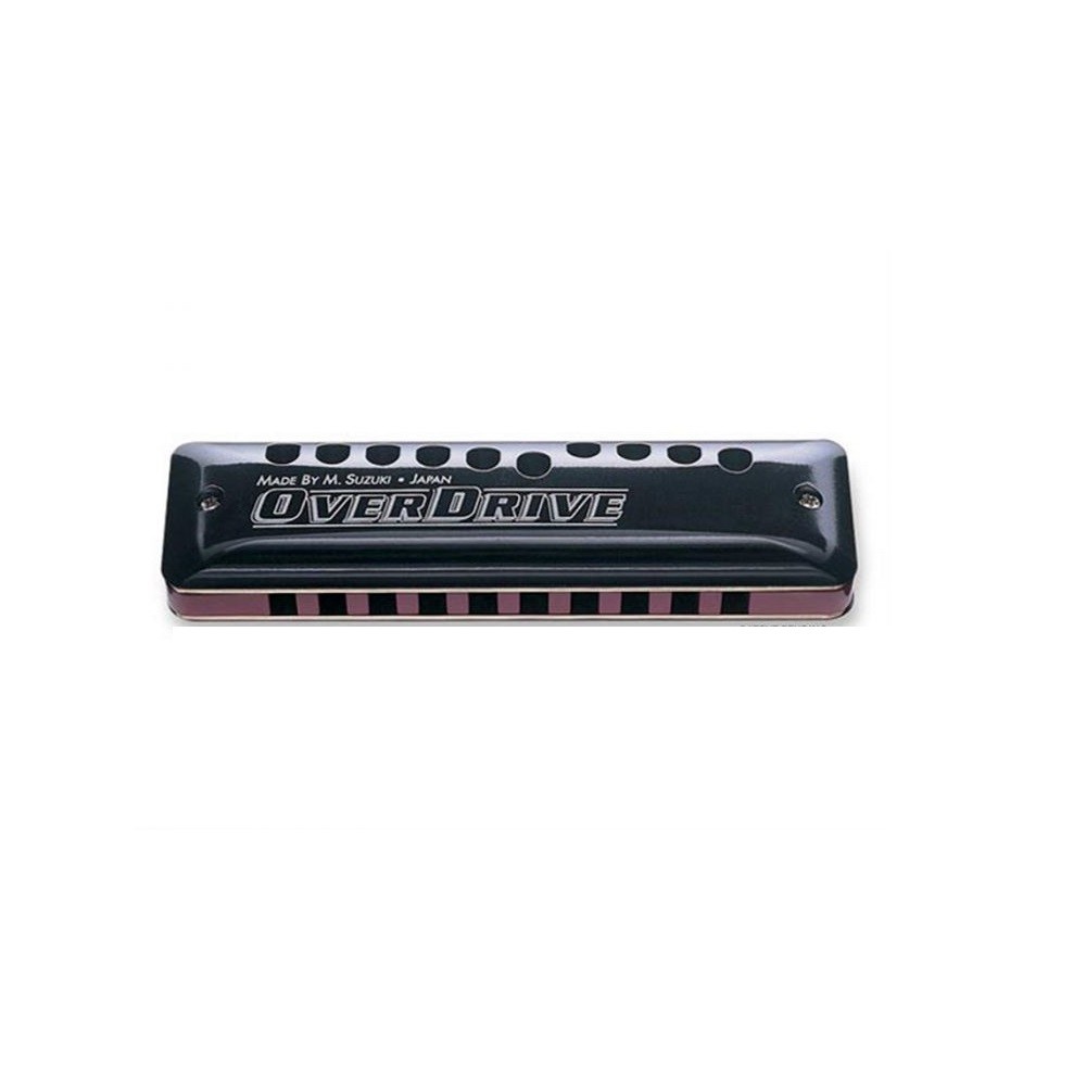 Suzuki MR-300 Overdrive 10-Hole Diatonic Harmonica (Key of F)