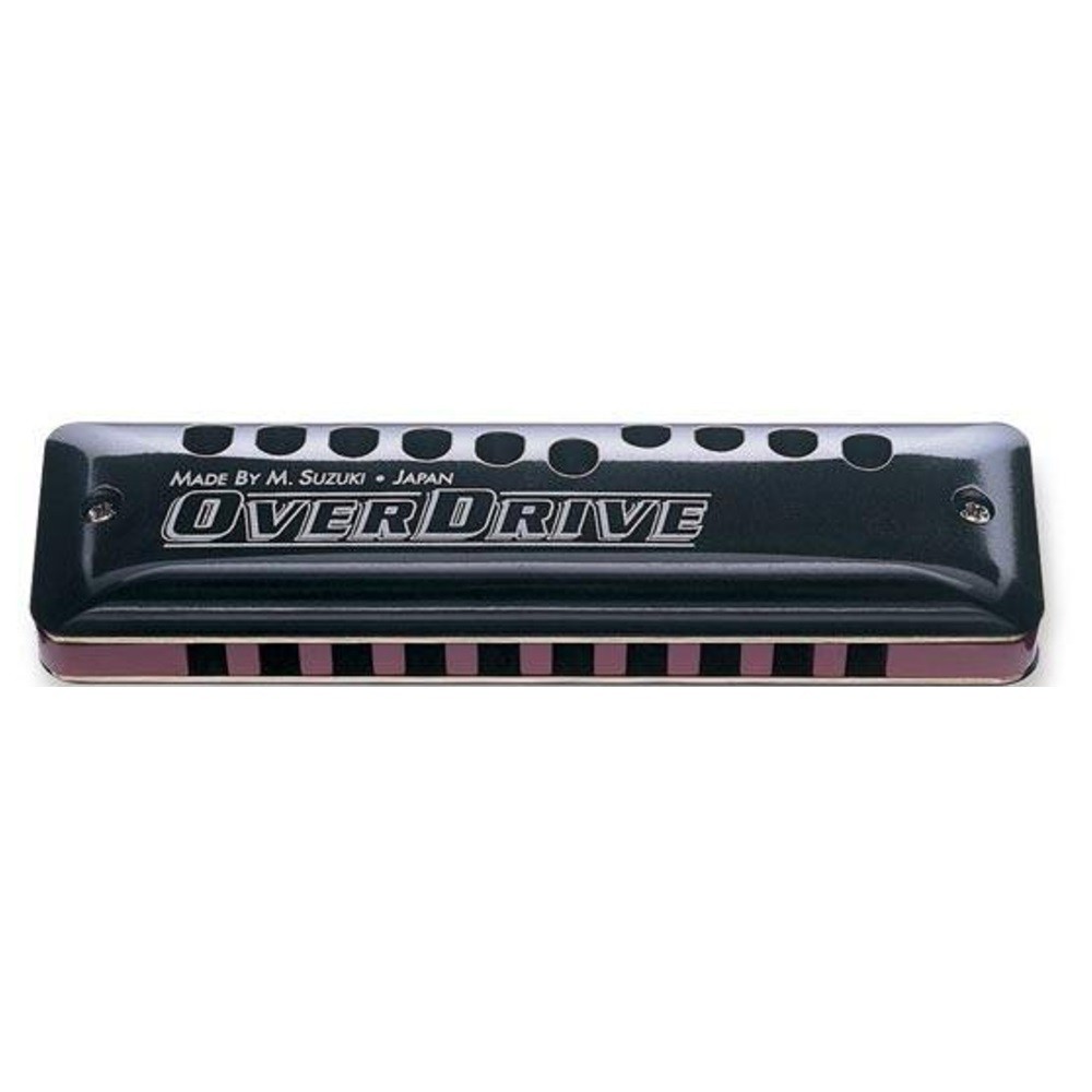 Suzuki MR-300 Overdrive 10-Hole Diatonic Harmonica (Key of G)