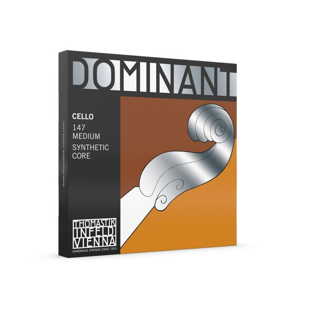 Thomastik-Infeld Dominant 147 Cello Strings (4/4 Size, Medium, 142-145)