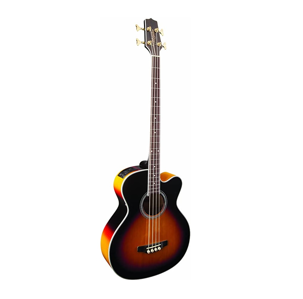 Takamine GB72CE Jumbo Acoustic Bass Guitar - (Sunburst)