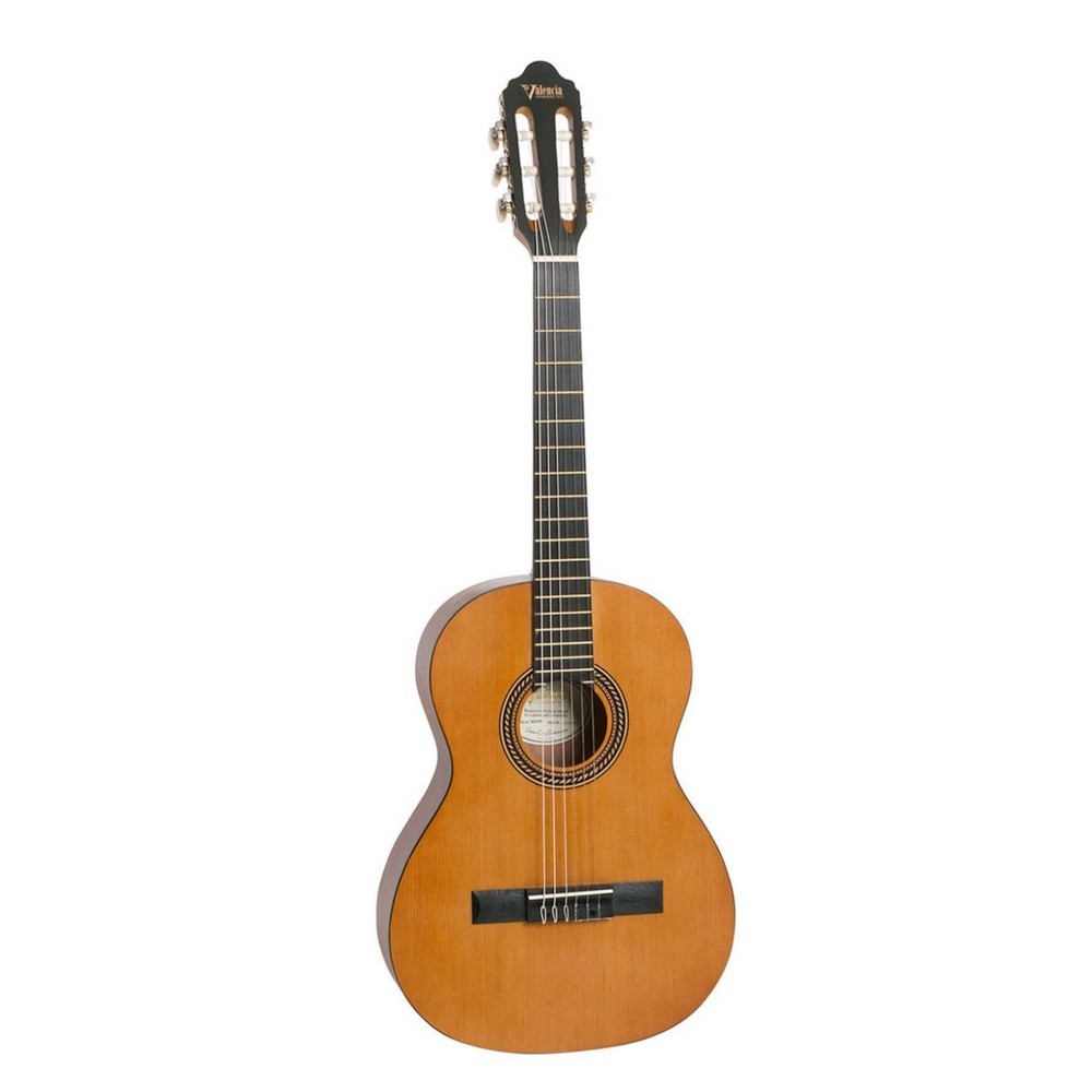 Valencia VC204 Antique Natural Classical Guitar