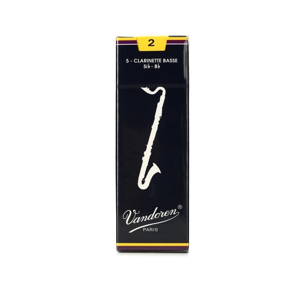 Vandoren CR12 Traditional Bass Clarinet Reed (Strength 2.0)