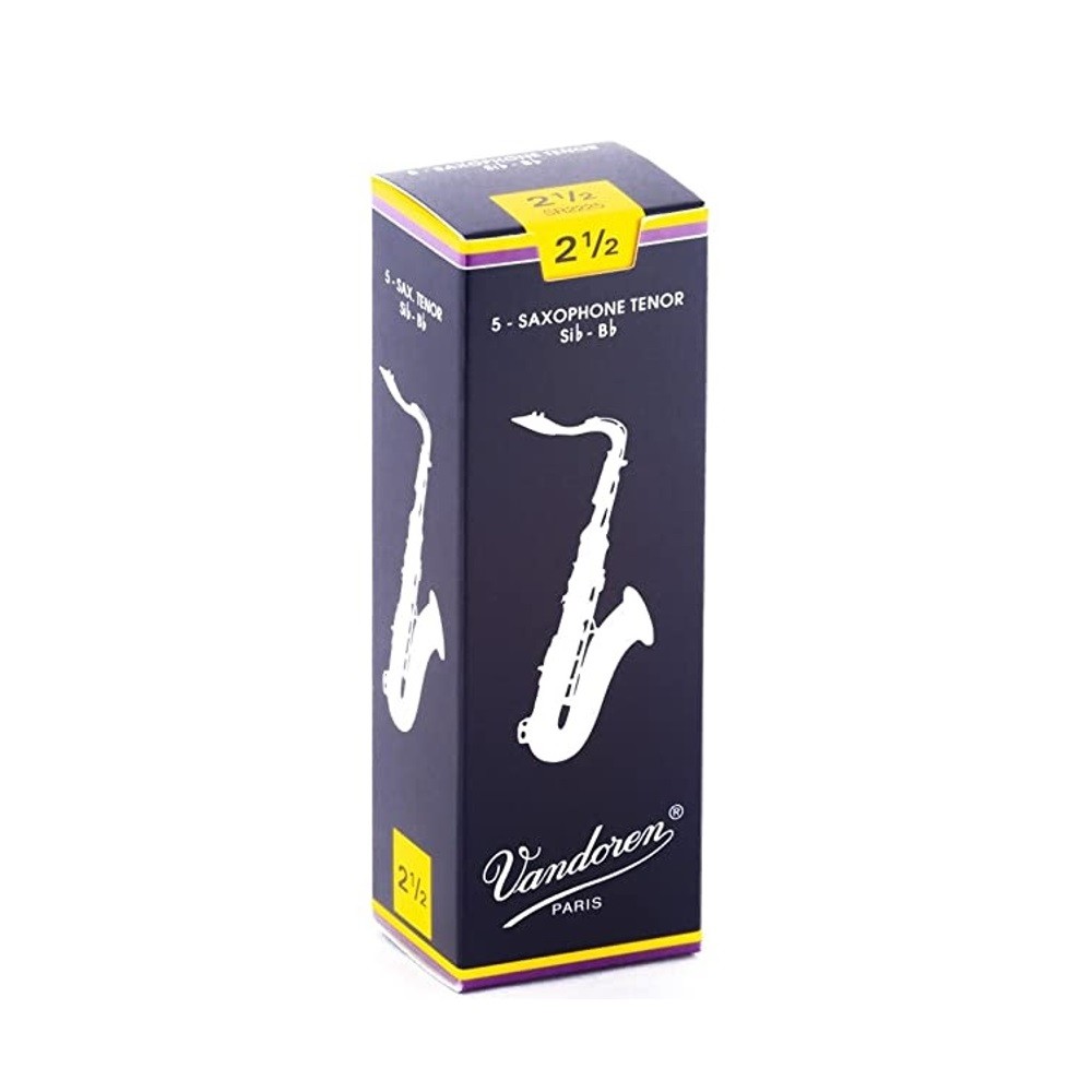 Vandoren SR2225 Tenor Sax Traditional Reeds Strength 2.5