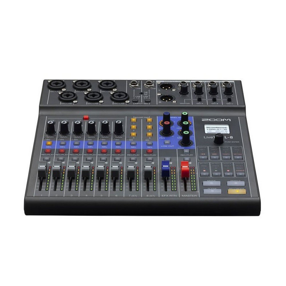 Zoom LiveTrak L-8 8-channel Digital Mixer / Recorder