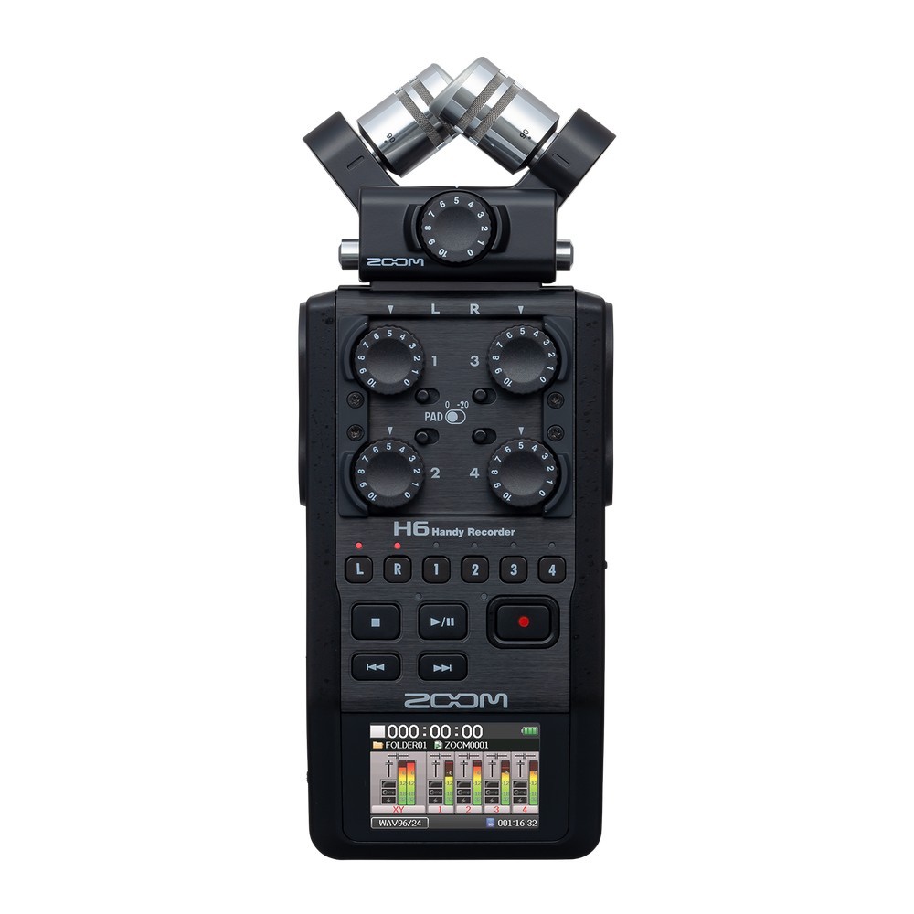 Zoom H6 Handy Recorder with Interchangeable Microphone System