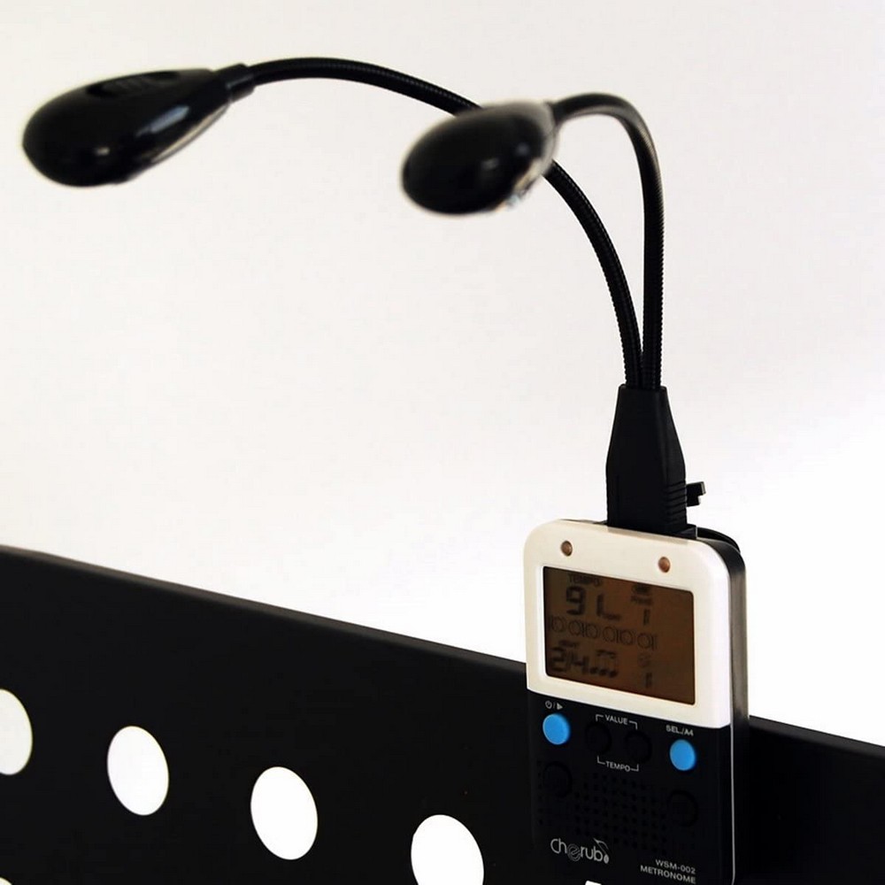 Cherub WSM-002 Clip-On Metronome with LED Lamp