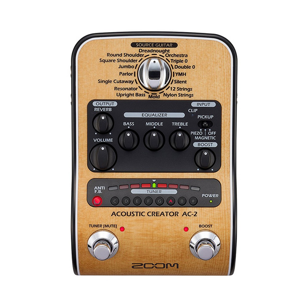 Zoom AC-2 Acoustic Guitar Effect Pedal