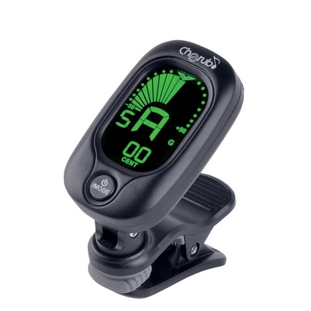 Cherub WST-2046BD Clip on Tuner Adjustable Clip (Black)