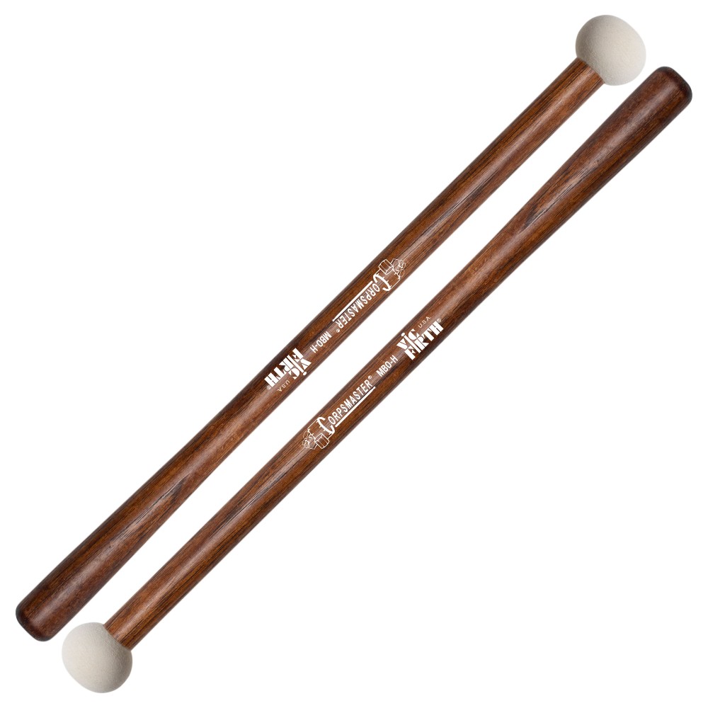 Vic Firth MB0H Corpsmaster X-Small Hard Bass Drum Mallets