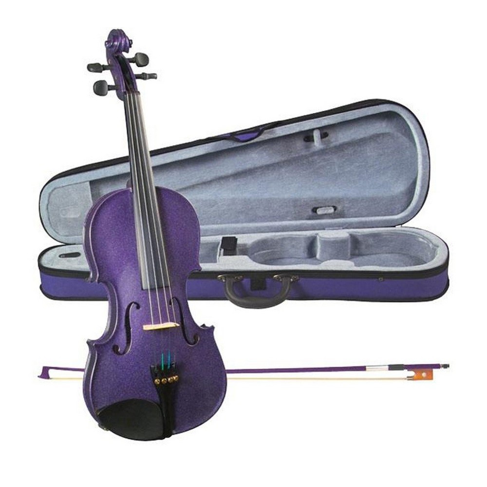 Cremona SV-75 Violin Outfit - 4/4 (Purple)