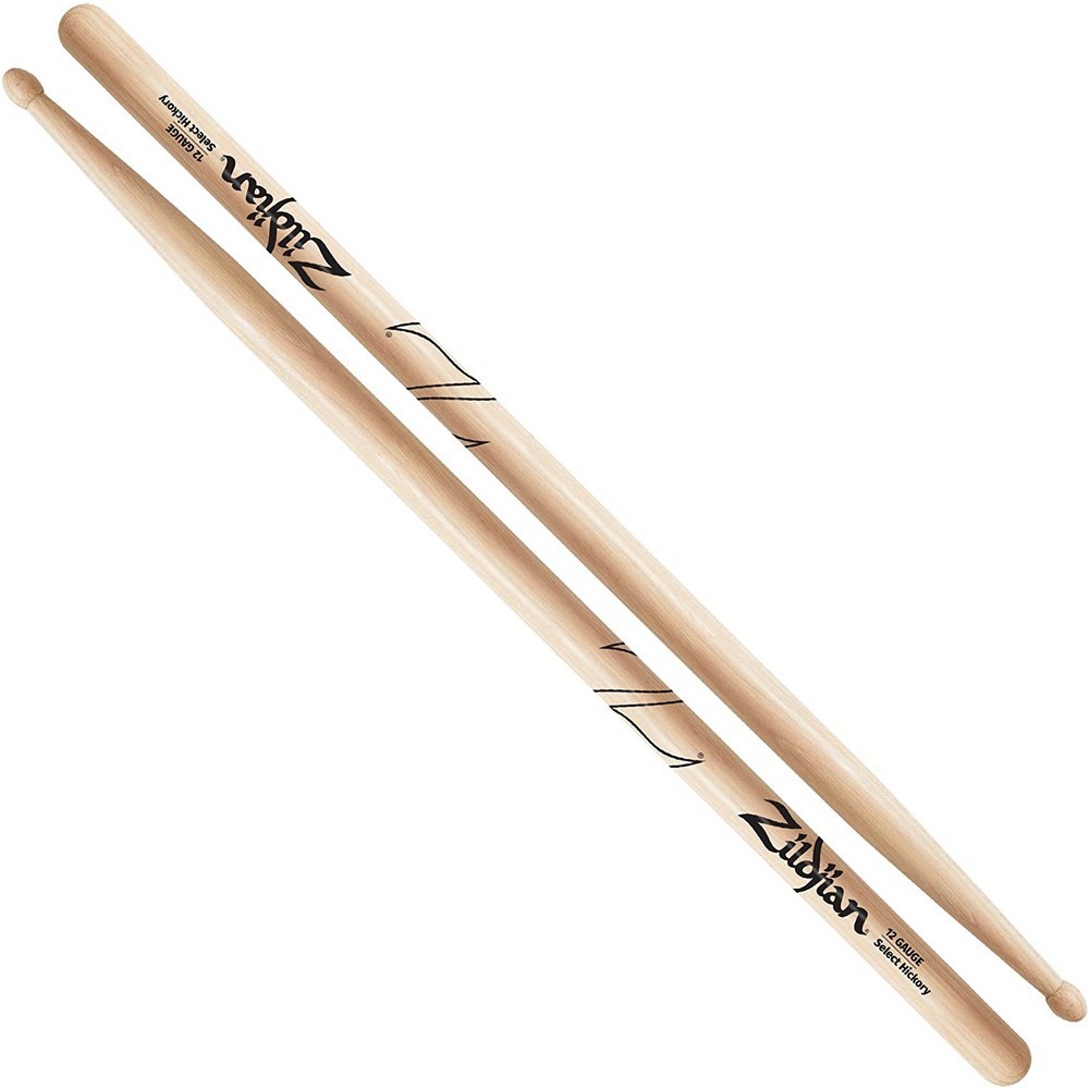 Zildjian Gauge Series Hickory Drum Sticks - 12-Gauge - ZGS12 