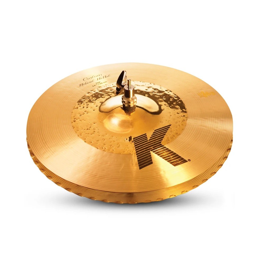 Zildjian K Series 14 1/4 inch Custom Hybrid Hi-Hat Cymbals Pair - K1224