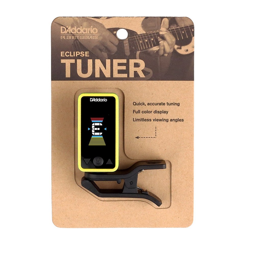 D'Addario Planet Waves PW-CT-17YL Eclipse Head Stock Tuner (Yellow)