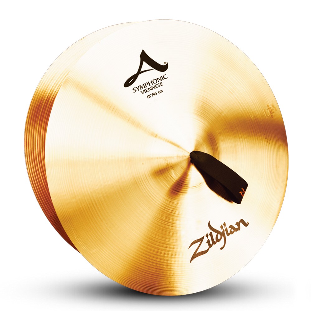 Zildjian 18 inch A Symphonic Viennese Tone Crash Cymbal - Pair - A0447