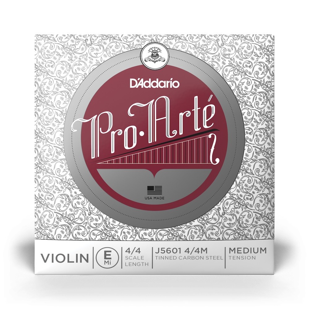 D'Addario J5601  ProArte Violin E 4/4 Medium Tension (Single String)