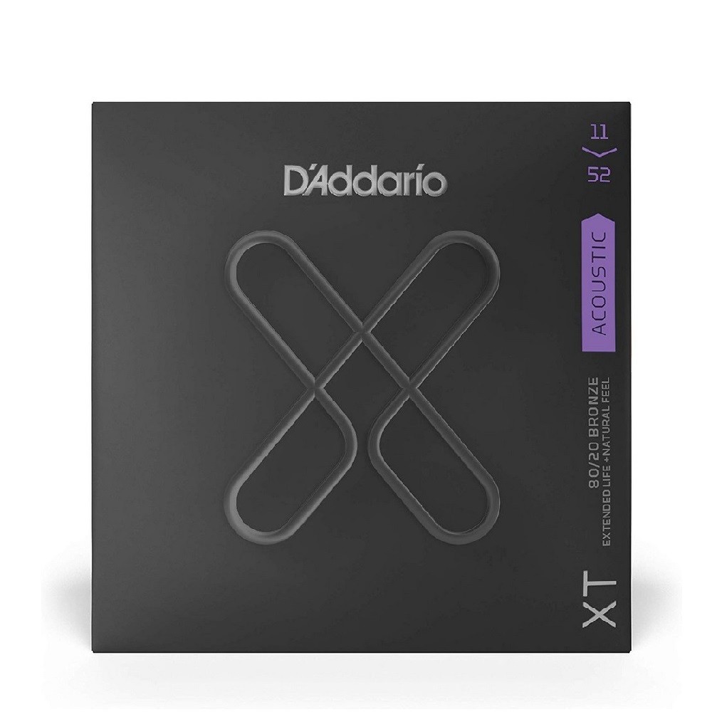 D'Addario XT (XTABR1152) 80/20 Bronze Acoustic Guitar Strings