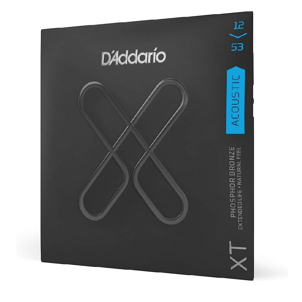 D'Addario XTAPB1253, Phosphor Bronze, Light, 12-53 Acoustic Guitar Strings