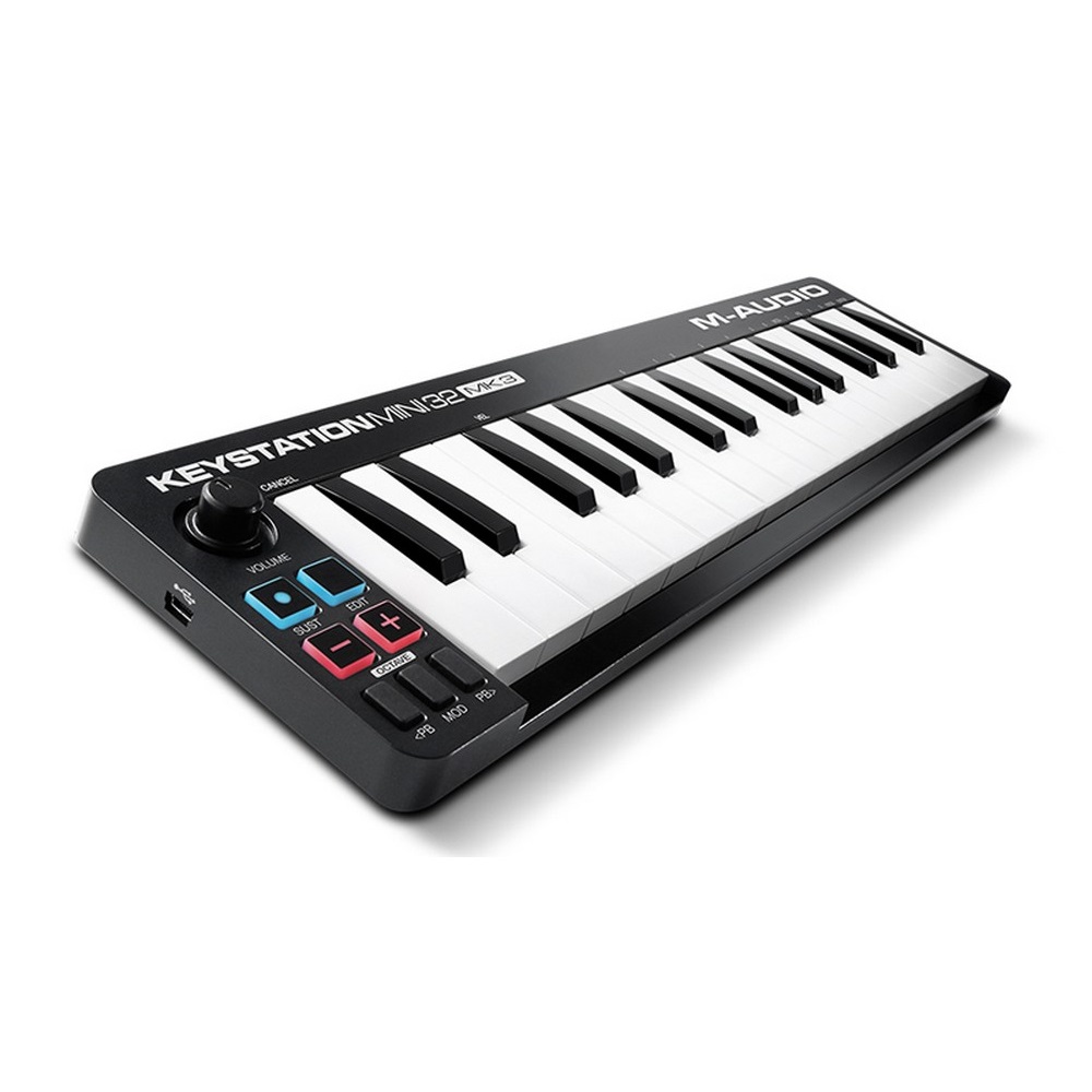 M-Audio Keystation Mini 32 MK3 Portable Mini-USB MIDI Keyboard Controller