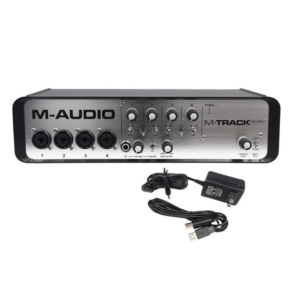 M-Audio M-Track Quad USB Audio/MIDI Interface