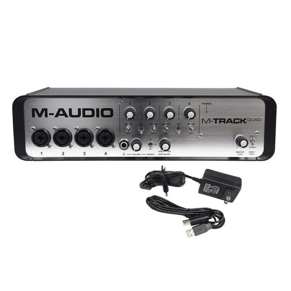 M-Audio M-Track Quad USB Audio/MIDI Interface