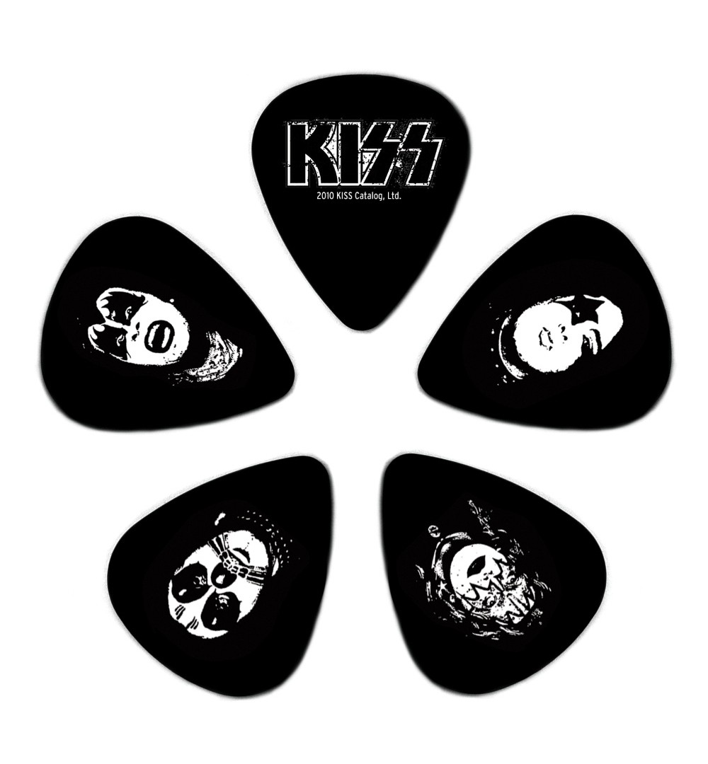 D'Addario Planet Waves 1CBK4-10K1 KISS Medium Guitar Picks (10 pack)