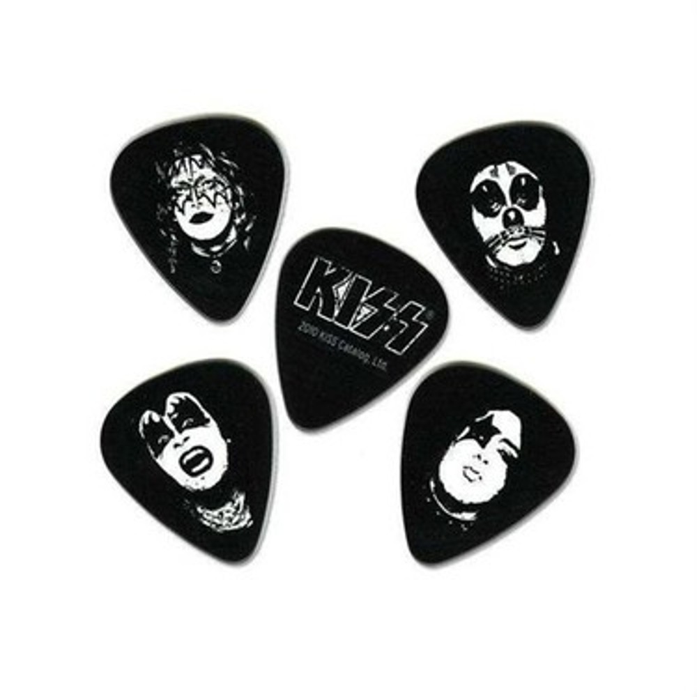 D'Addario Planet Waves 1CBK6-10K1 Kiss Guitar Pick (Heavy, Pack of 10)