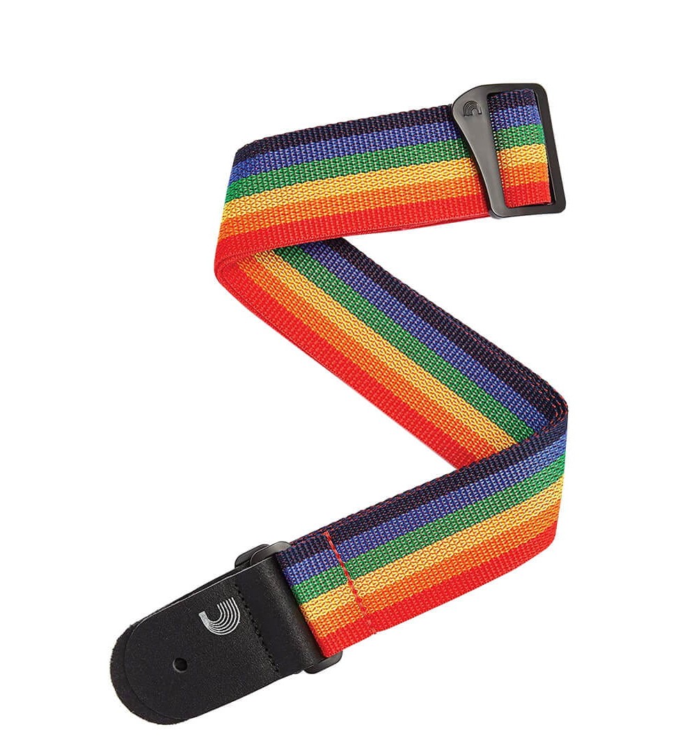 D'Addario Planet Waves Polypropylene Guitar Strap (Rainbow)