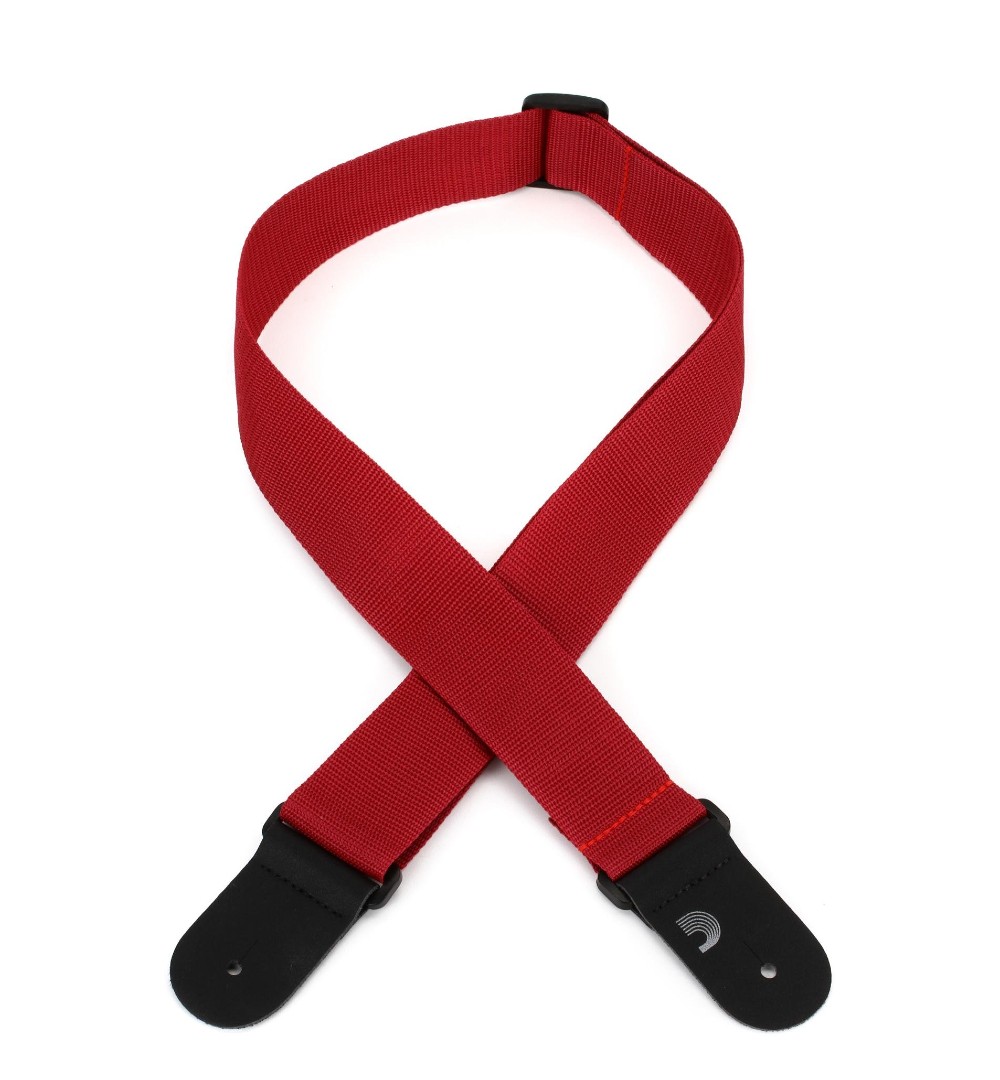 D'Addario Planet Waves Polypropylene Guitar Strap (Red)