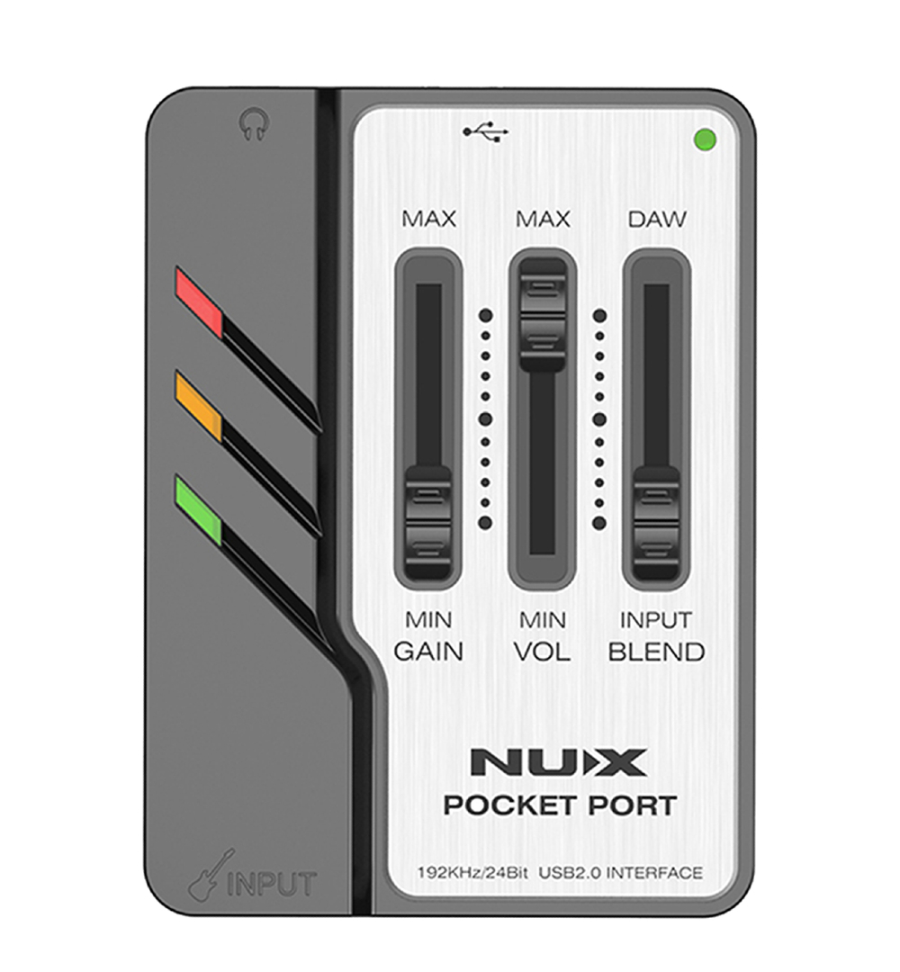 NUX Pocket Port - Portable Guitar USB Audio Interface