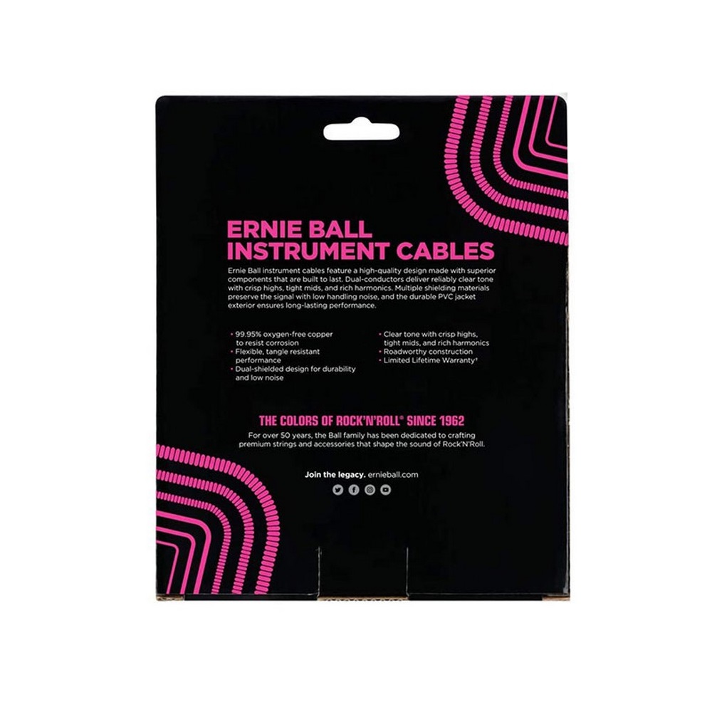 Ernie Ball 6044 30 ft. Coiled Instrument Cable