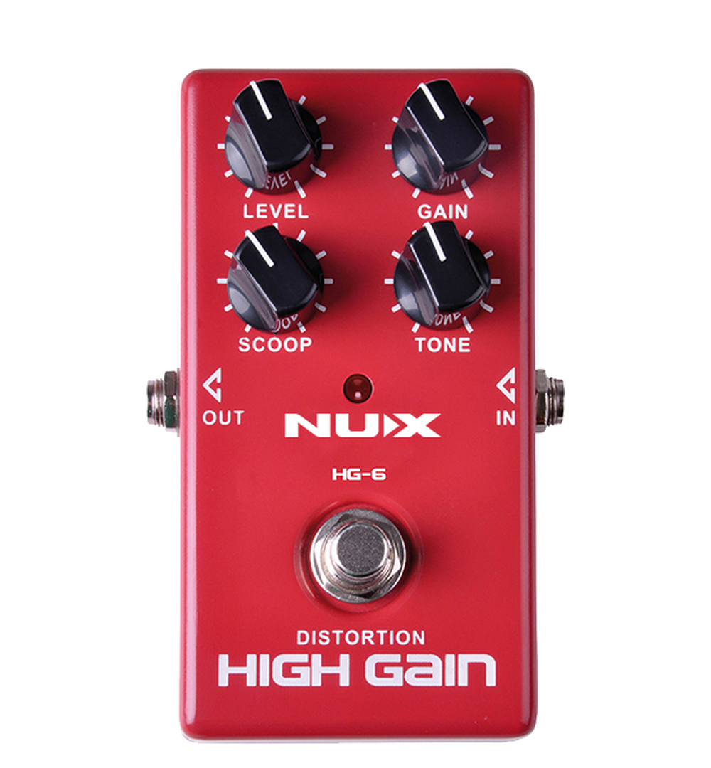 NUX Hg-6 High Gain FET Simulate Distortion Guitar Effect Pedal