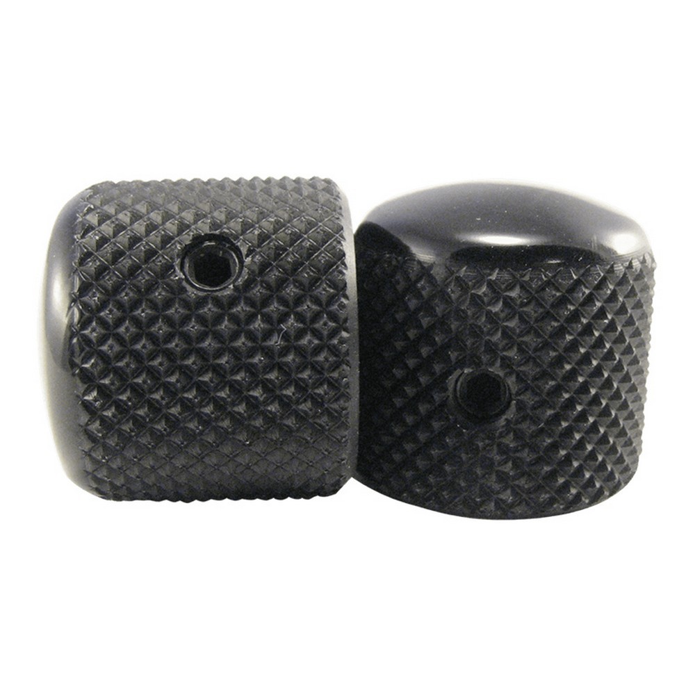 Ernie Ball 6355 Telecaster Style Knobs (Black Aluminum)