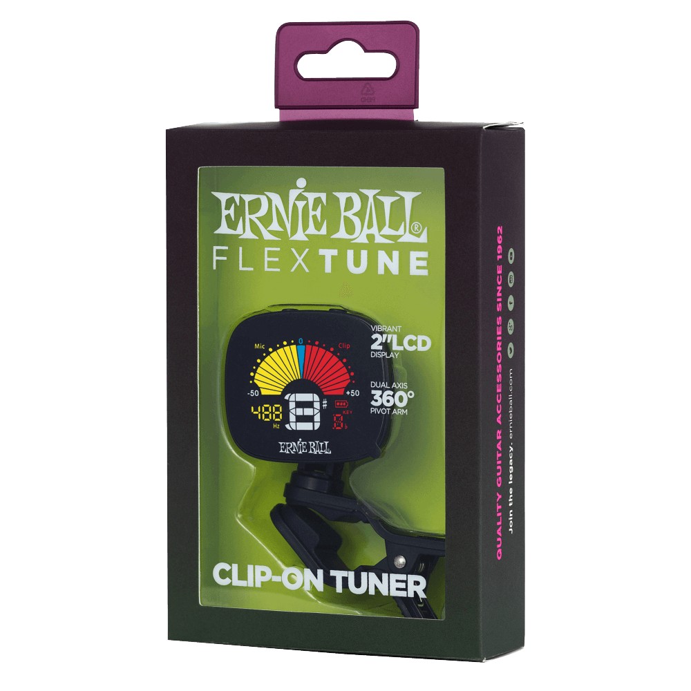 Ernie Ball PO4112 FlexTune Clip-on Tuner