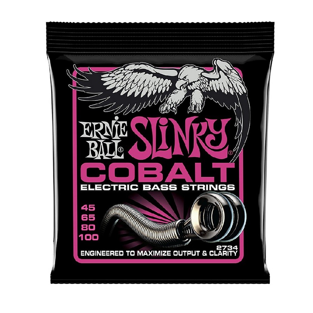 Ernie Ball 2734 Slinky Cobalt Electric Bass Strings (45-100)