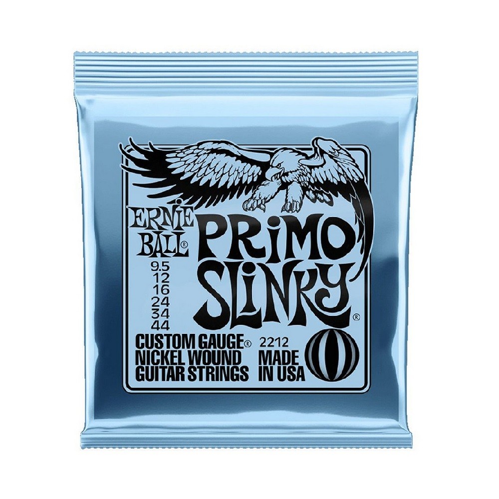 Ernie Ball 2212 Primo Slinky Nickel Wound Electric Guitar Strings (.0095-.044 )