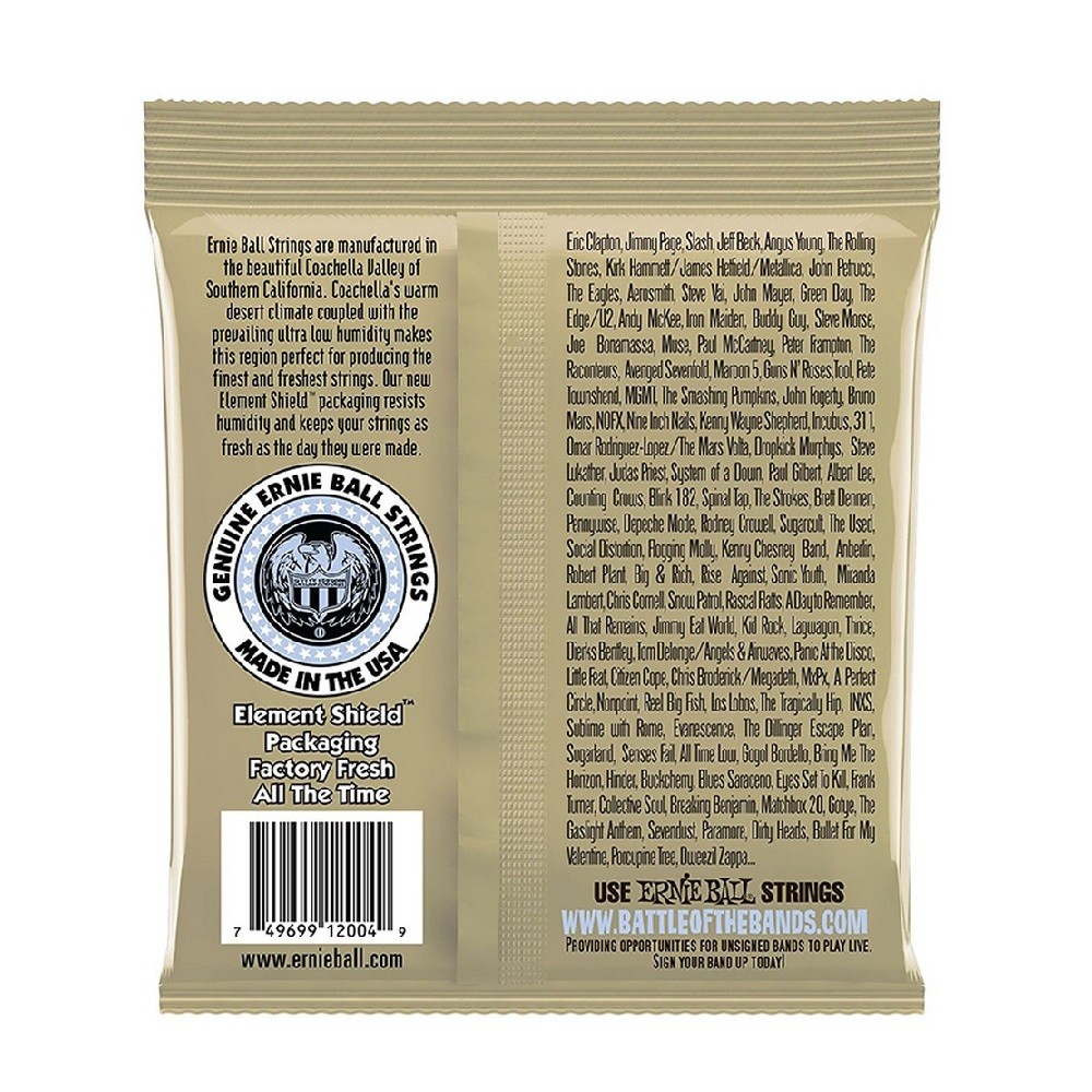 Ernie Ball 2004 Earthwood Light 80/20 Bronze Acoustic Guitar Strings (11-52) 