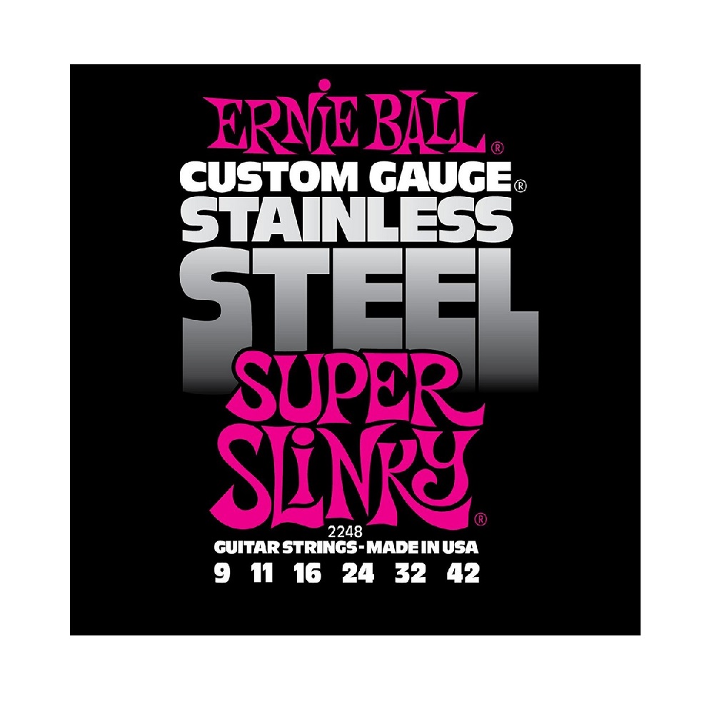 Ernie Ball Super Slinky Electric Guitar Strings 9-42 2248