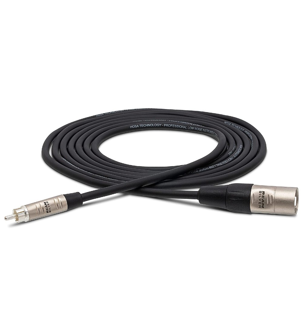 Hosa HRX-003 RCA to XLR3M Pro Unbalanced Interconnect REAN