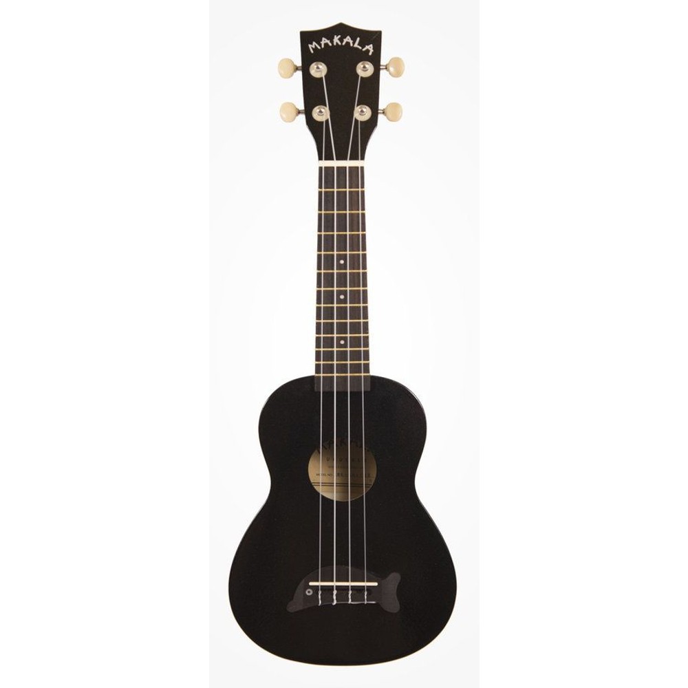 Kala Soprano Ukulele Makala Charcoal Black Dolphin MK-SD/CBK