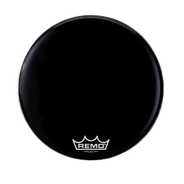 Remo Powermax 20 inch Ebony Marching Bass Drum Head (PM-1420-MP)